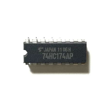 

Toshiba 74HC174AP 74HC174 Hex D-Type Flip-Flops With Clear IC (Pack of 5)