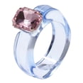 thumbnail image 2 of Anillo de diamantes de color gelatina, dulce y colorido, femenino y lindo, anillo de resina, anillo de diamantes, 2 of 3