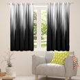 thumbnail image 5 of Grey Black 30%-50% Blackout Curtains Abstract Gradient Stripes Curtains & Drapes,Vintage Ombre Art Striped Lines Geometric Window Curtains,Stripe Modern Curtains 38"Wx54"L, 5 of 5