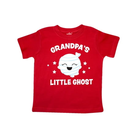 

Inktastic Cute Grandpa s Little Ghost with Stars Gift Toddler Toddler Girl T-Shirt