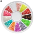 thumbnail image 2 of dianhelloya Nail Art Supplies Colorful Shiny Nail Art Decoration Wheel Colorful Star DIY Manicure Accessory, 2 of 8
