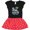 Black & Red with Polka Dots, variant on Inktastic Kauai Hawaii Surfing Gift Toddler Girl Dress