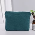 thumbnail image 4 of Makeup Bag Velvet Travel Makeup Bag Cosmetic Bag for Women Large Capacity Corduroy Pouch Zipper Canvas Travel Toiletry Purse Make up Organizer Case Accessories Portable Storage Bag, 4 of 4
