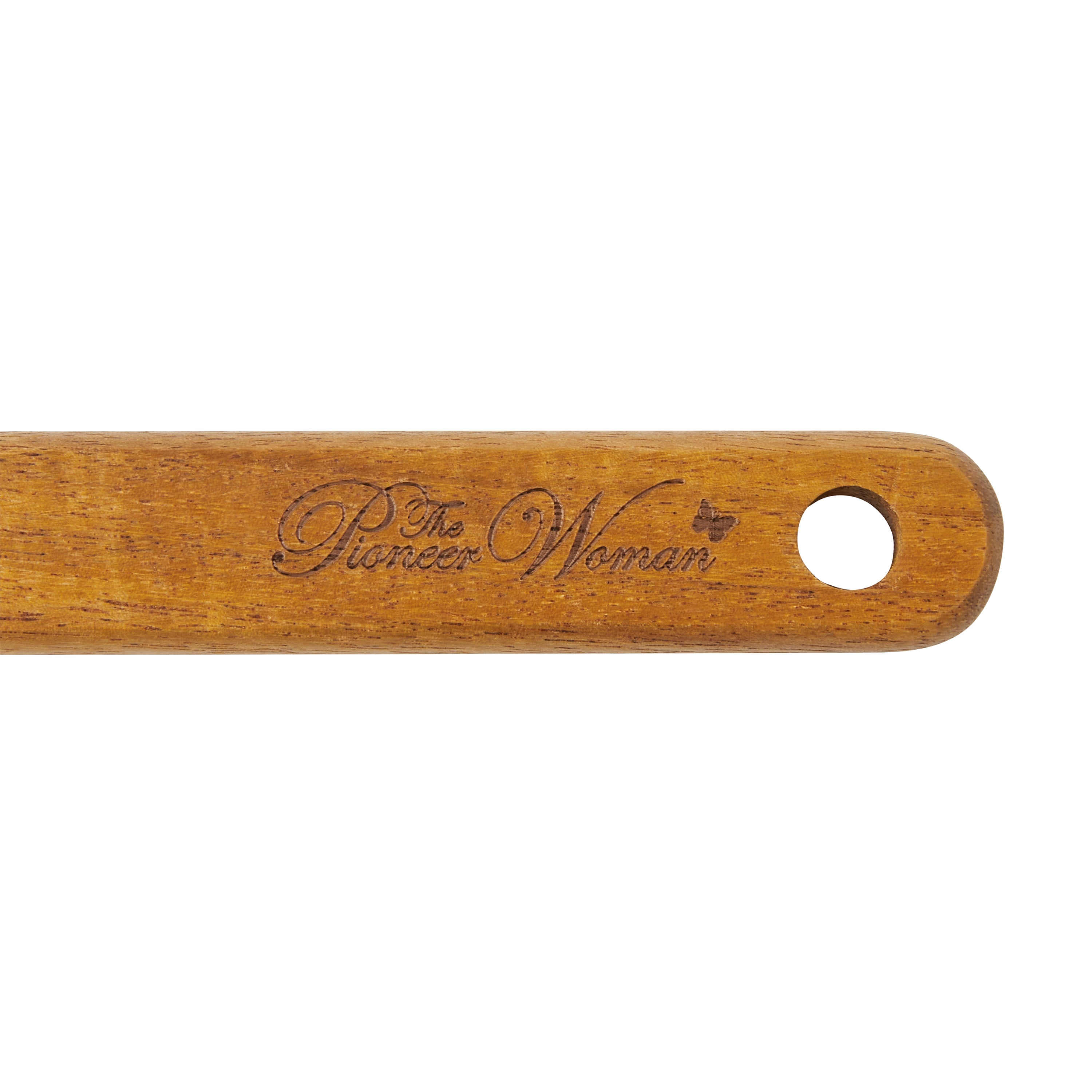 The Pioneer Woman Silicone Acacia Wood Kitchen Spatula 4 Count
