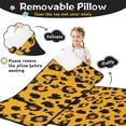 thumbnail image 3 of Yellow and Black Of Leopard Print Toddler Nap Mats for Kids Preschool,Sleeping Mat Bag or Kids,Toddler Sleeping Bag,Toddler Nap Mat or Daycare, 3 of 6