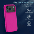 thumbnail image 4 of Entronix Liquid Silicone Case for iPhone 17 Pro – Soft Protective Cover, Hot Pink, 4 of 5