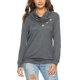 thumbnail image 5 of ONLYSHE Womens Cute Sweatshirt Round Neck Tunic Tops Casual Workout Long Sleeve Basic T Shirts Blouse, 5 of 8