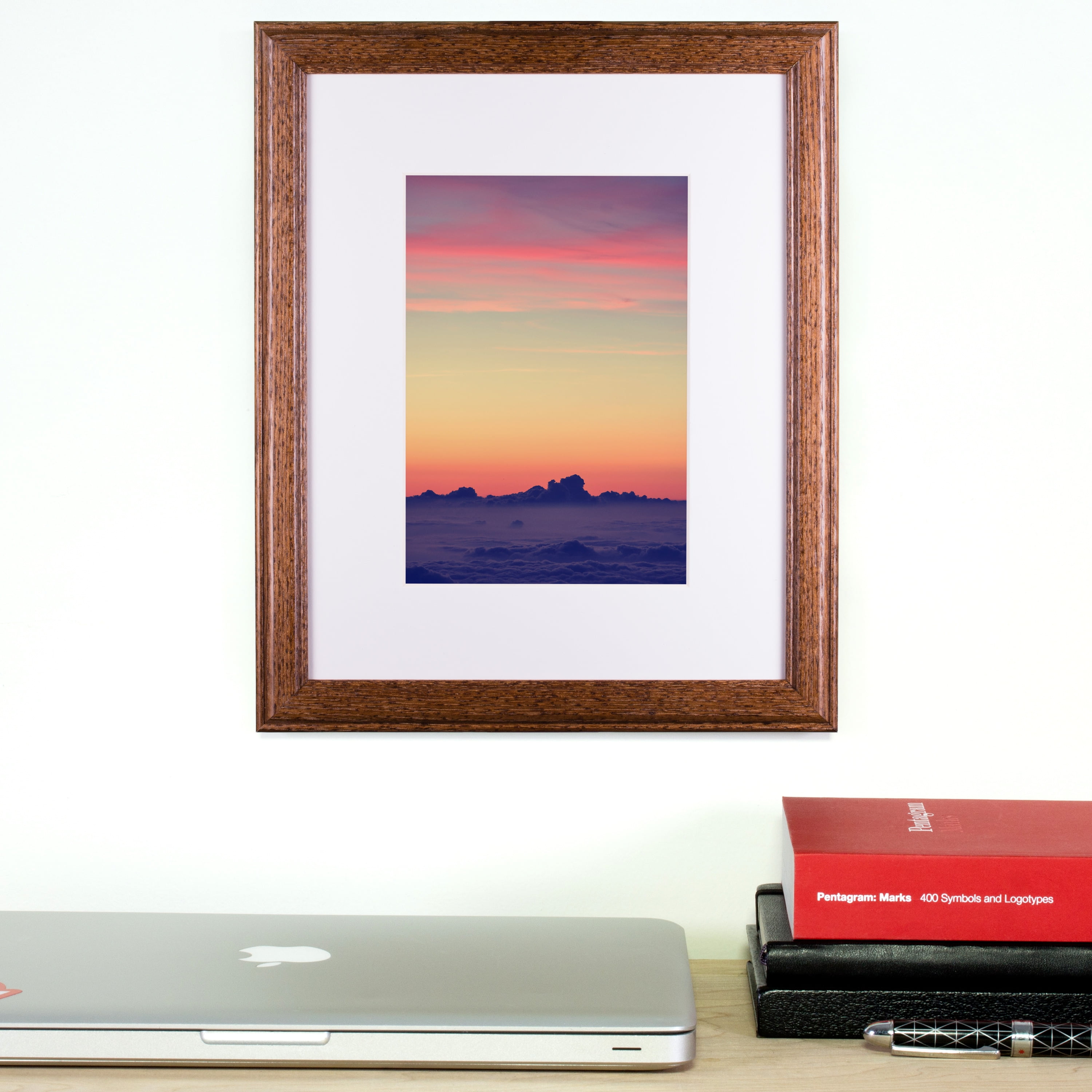 Craig Frames Wiltshire 236 Simple Brown Hardwood Picture