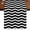 Black White, variant on Black Moire Ombre Short Table Runner 36 Inches Long,Water Ripple Stripe Farmhouse Cotton Linen Table Runners Dresser Scarves,Fabric Tabletop Scarf Furniture Cover for Home Dinner Party Decor 13"x36"