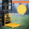 thumbnail image 5 of 36'' x 36'' Forklift Safety Cage, Forklift Man Basket  Foldable Forklift Work Platform for 1-2 People, 5 of 9