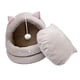 thumbnail image 2 of Preciosa casa para mascotas con forma de nido para gatos, cama para gatos de dibujos animados, sofá cama para gatos y pequeños Gris, 2 of 9
