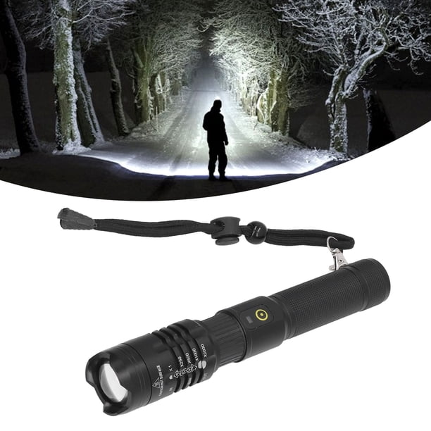 Linterna ANGGREK 5000LM Aleación de Aluminio luz Fuerte Zoom Telescópico
