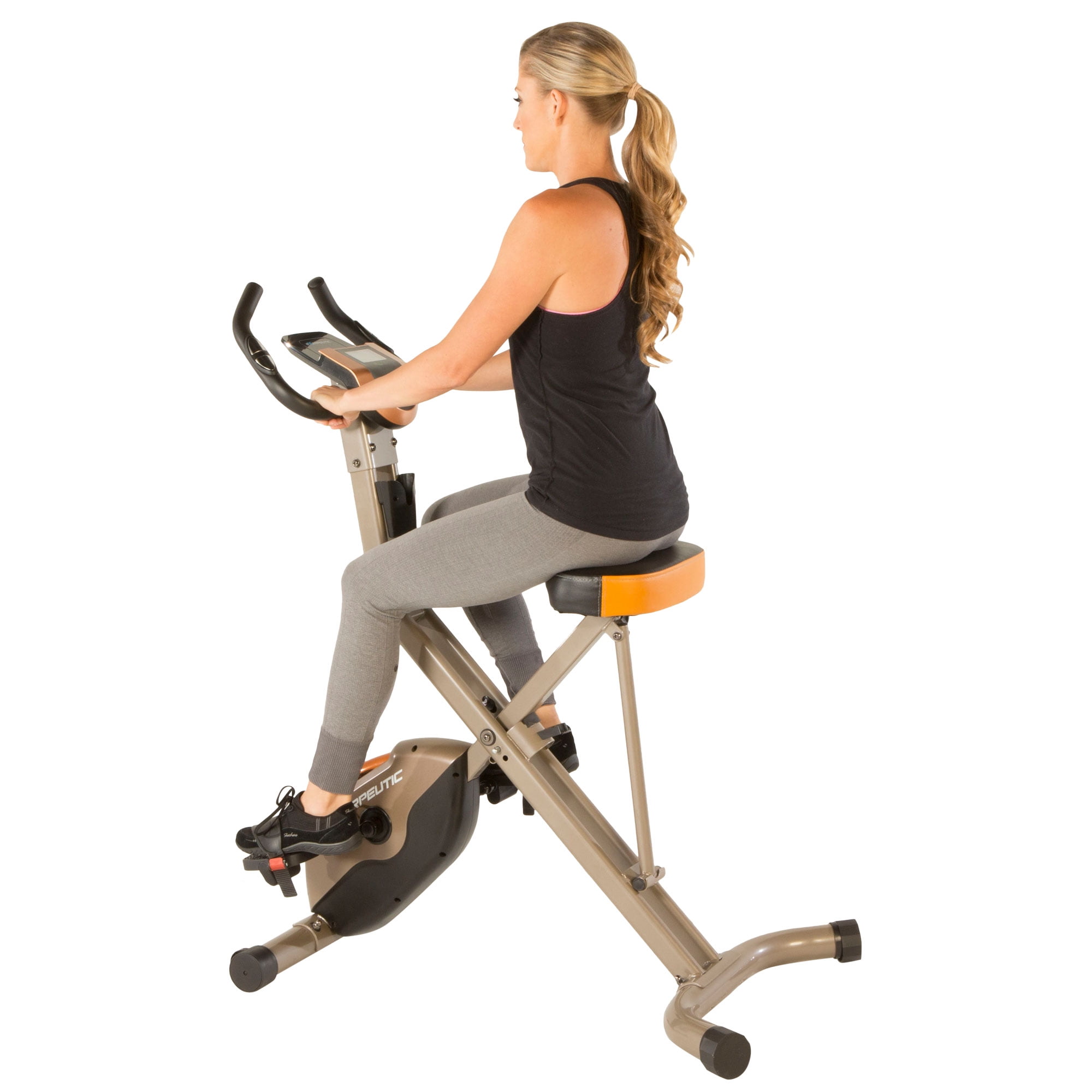 foldable upright exercise bike