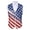 American Flag, variant on Chririnla Tribal American Aztec Geometric Men's Suit Vest Business Formal Dress Vests Jacket Slim Fit Button Down Lightweight Waistcoat Vest Tuxedo Outwear