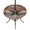Brown Blue Beige, variant on Round Outdoor Tablecloth with Umbrella Hole and Zipper, Texas Star Brown Tablecloth with Elastic Waterproof, Farmhouse Berry Wooden Vintage Patio Table Covers for 36" - 44" Picnic Pool Tables