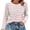 Pink and Beige, variant on WIHOLL Womens Striped Long Sleeve Shirts Spring Outfits 2026 Striped Tops Fashion Clothing Crewneck Tee Blouses Green and Orange