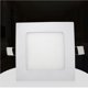 thumbnail image 3 of Ounissouiy Panel de luz LED de forma cuadrada empotrada de 18W Lámpara blanca cálida Downlight AC 85-265V Iluminación y accesorios Ounissouiy HA020256-00, 3 of 6