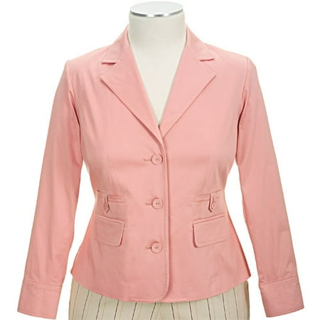 Women's Plus Sateen Jacket