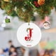 thumbnail image 1 of Ganfancp Colgante Decoración Árbol de Navidad Decoración Personalizada Navidad 26 Letras, Decoración Árbol de Navidad Regalo de Navidad Liquidación 1X Amuleto, 1 of 3