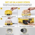 thumbnail image 5 of 7 pieces Mini Egg Incubator for Hatching Eggs with 360° Clear View, Automatic Temperature Control Small Egg Incubator for Chickens, Ducks, and Quail, Educational Hatching Kit for Kids and Home Use, 5 of 7