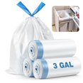 thumbnail image 1 of Kitchen Home Office Ultra Strong Trash Bags,3 Gallon,20 Count Unscented, 1 of 4