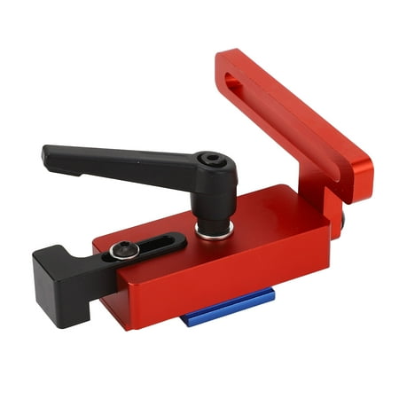 

Slot Track Stopper Aluminum Alloy Easy Grip Wear Resistant Accurate 45 Miter Track Stopper