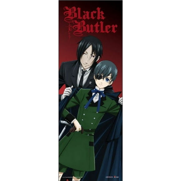 Tall Wall Scroll - Black Butler - New Sebastian & Ciel Coat ge86372
