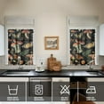 thumbnail image 4 of Woodland Mushroom Kitchen Curtains Set, Rod Pocket Tier and Valance, Whimsical Mushroom Kitchen Curtains for Cottagecore Decor, 4 of 6