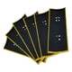 thumbnail image 3 of 6 piezas de cinta de agarre para diapasón, accesorio antideslizante, pegatinas de cinta para diapasón Agujero negro amarillo, 3 of 9