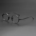 thumbnail image 1 of Pure titanium spectacle frames retro small face titanium frames round high myopia spectacle frames, 1 of 6