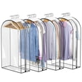 thumbnail image 1 of Bolsas transparentes Liuoud de 10 pulgadas con fuelle para colgar la ropa, 1 of 8