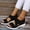 Blue, variant on 2026 Orthopedic Sandals for Women Beach Open Toe Arch Support Shoes Summer Comfy Non Slip Slip on Wide Slippers (Black)