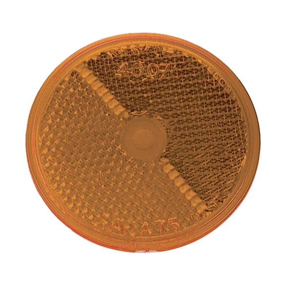 Grote 40073 2 1/2" Round Stick-On Reflector