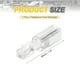 thumbnail image 2 of Desenredador de Cables Telefónicos, Desenredador de Cables Telefónicos 360° Anti Enredos, Blanco Transparente, 2 of 6