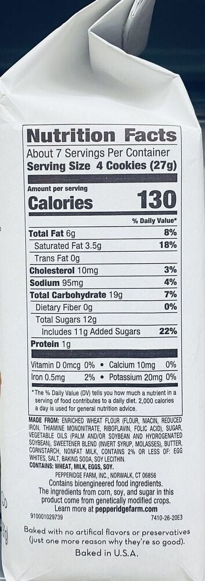 2x Pepperidge Farm Bordeaux CARAMELIZED CRISP Cookies 6.75 oz Bag - 2 PACK