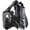 BLACK-L, variant on Greatever Snorkeling Gear Set with Silicone Full Face Snorkel Mask & Adjustable Swim Fins Snorkel Set, Panoramic View, Anti-Fog, Black, Small
