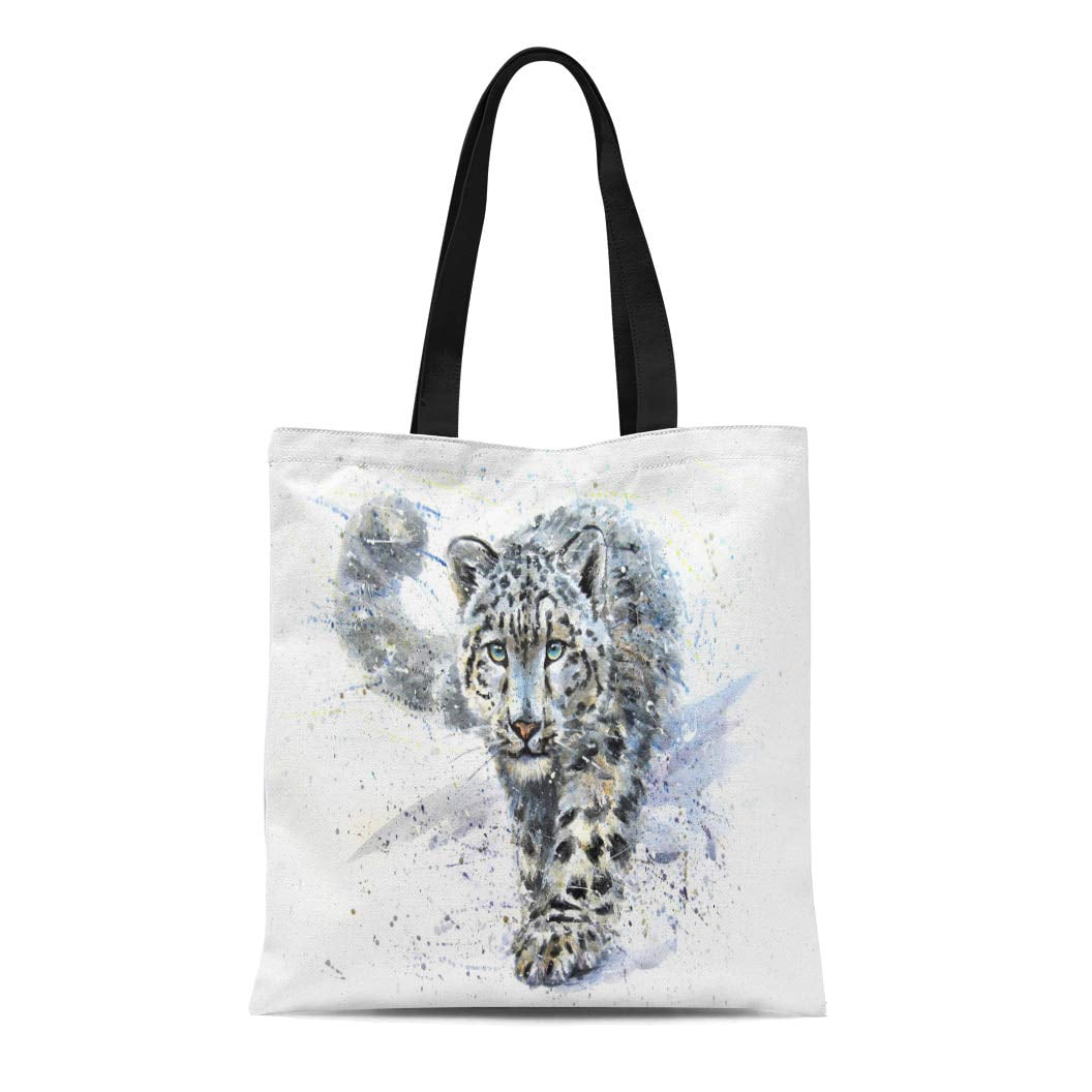 Leopard canvas tote hotsell