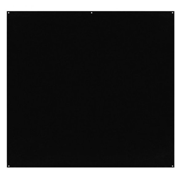 Westcott 8x8' X-Drop Pro Wrinkle-Resistant Backdrop, Rich Black