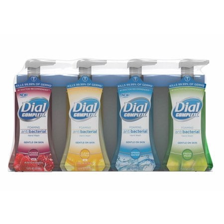 Dial Complete Foaming Antibacterial Hand Wash in Assorted Scents , 4 pk./7.5 oz