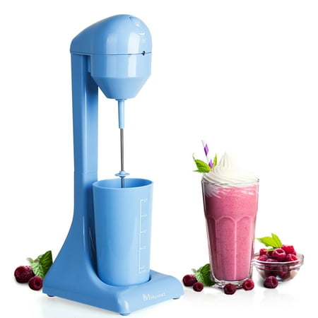 MYONAZ 500ML Milkshake Maker Electric with 18 Ounce Cup 2 Speed Switch Milk Shaker for Ice Cream Mango Bliss Plastic Drink Mixer 120V (Best Mixer For Twitch)