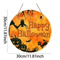thumbnail image 3 of Home Wooden Pendant With Round Sign Festive Wooden Plaque, 3 of 7
