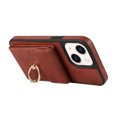 thumbnail image 4 of for iPhone 13 Wallet Case with Credit Card Holder and 360° Rotation Ring Stand, Flip PU Leather Shockproof Fingerprint-Proof Detachable 2 In 1 Phone Cover for iPhone 13, Winered, 4 of 7