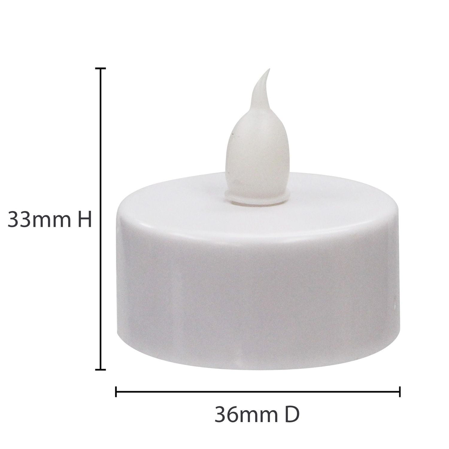 Mainstays 6PK LED Tealights, Pack of 6