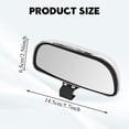 thumbnail image 2 of 1 Piece Car Blind Spot Mirror 360 Degree Adjustable Wide Angle Side Rear View Mirrors for SUVs Sedans Trucks Rectangular HD Glass Convex Rear View Accessories Fit, Silver, 2 of 14