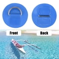thumbnail image 4 of Unique Bargains 6pcs 6cm Bleu D Anneau Patch PVC en Acier Inoxydable Forme Ronde D Anneaux pour Kayak de Bateau Gonflable, 4 of 7