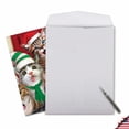 thumbnail image 4 of 1 Big Christmas Card (8.5 x 11 Inch) - Merry Christmas to Zoo Cats Merry Christmas J6652HXSG-US, 4 of 6