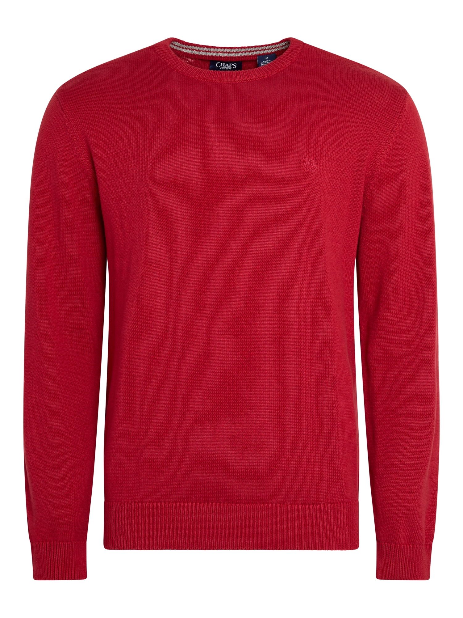 Chaps Men's & Big Men's Long Sleeve Crewneck Sweater, Sizes S-3XL