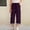 Dark Purple, variant on HOWPAY Girls Baggy Pants Striped Straight Leg High Waist Pull on Lounge Pants Loose Fit Stretchy Lightweight Summer Streetwear Light Blue