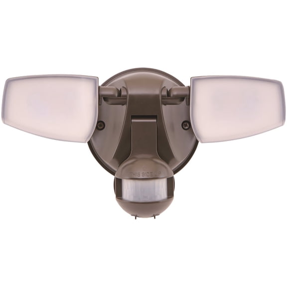 Halo Bronze Motion Activated 23.9W LED Floodlight Fixture ESF2A4MB — Residential Use, Standard Application