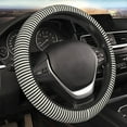 thumbnail image 5 of Salouo Black And White Thick Stripes Print Elastic Car Steering Wheel Cover - 15'' Non-Slip Car Wheel Cover Protector - Universal Car Accessory for Diverse Cars, 5 of 6